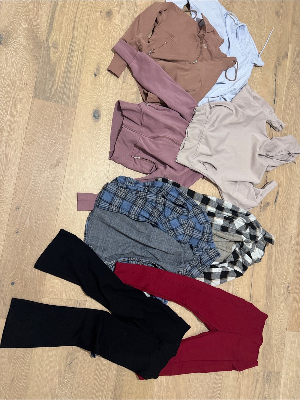 Individual pieces are $5 Women’s jackets and leggings